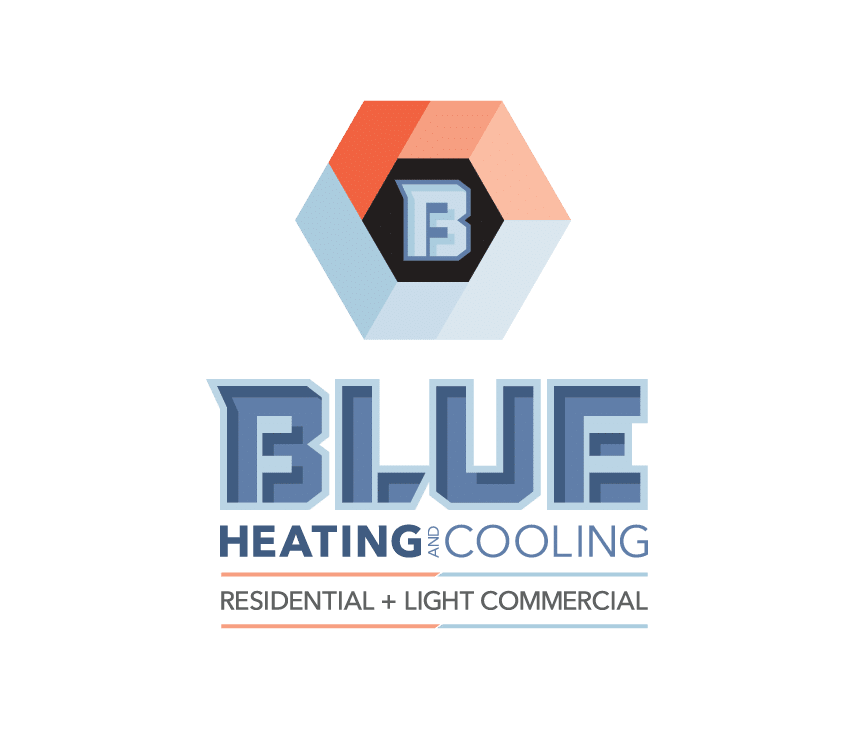 Blue Heating & Cooling Logo